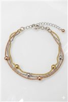 Armband Marcello Pane Dame in Silber BRLO045MH